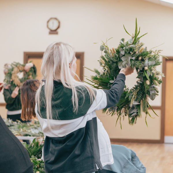 Festive Wreath Workshop, Saturday 30th November 2024, 12:30pm-2:30pm