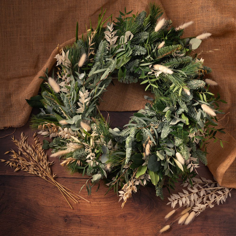The Boho Christmas Wreath